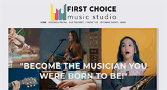 Desktop Screenshot of firstchoicemusicstudio.com